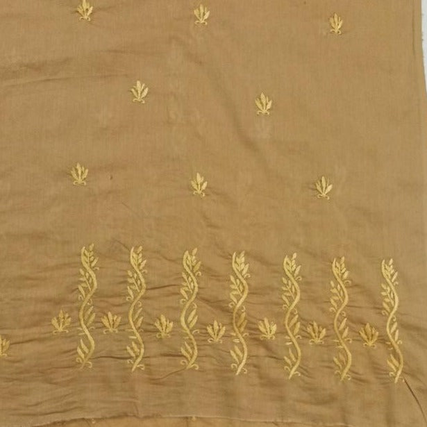 Mustard Vine Shirt-Hand Embroided-Luxury 1PC