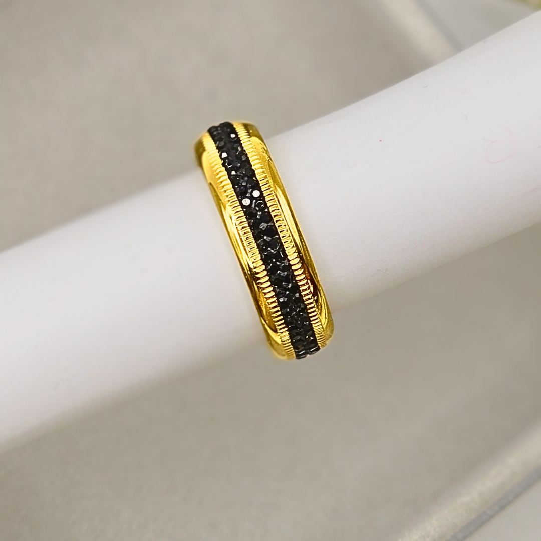 Black Zircon Ring