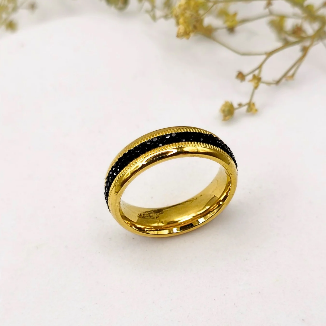 Black Zircon Ring