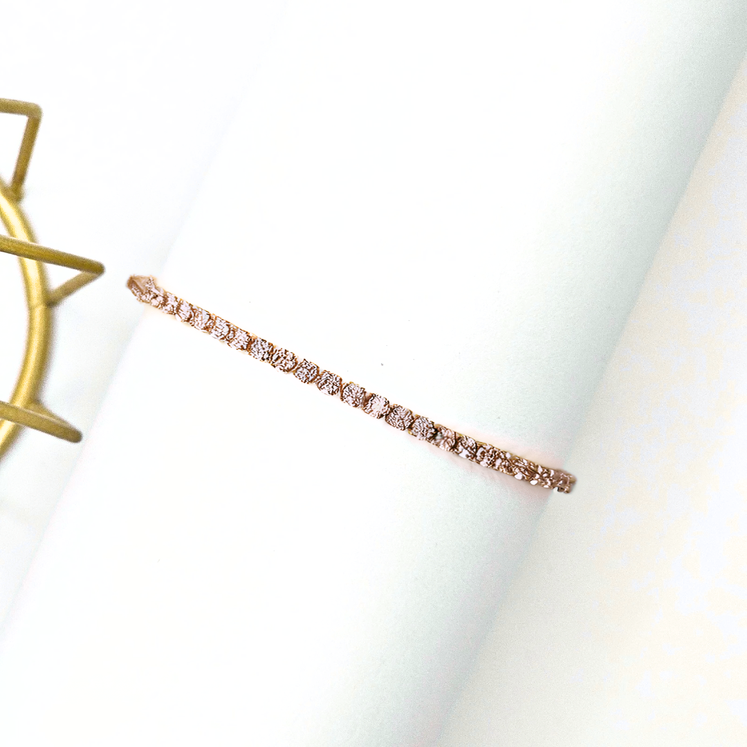 S925 Victoria Bracelet Rose Gold Plated
