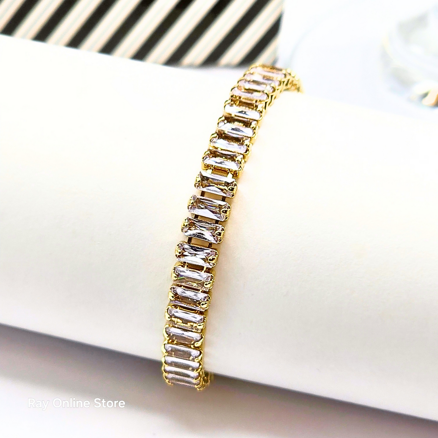 Baguette Zircon  Bracelet