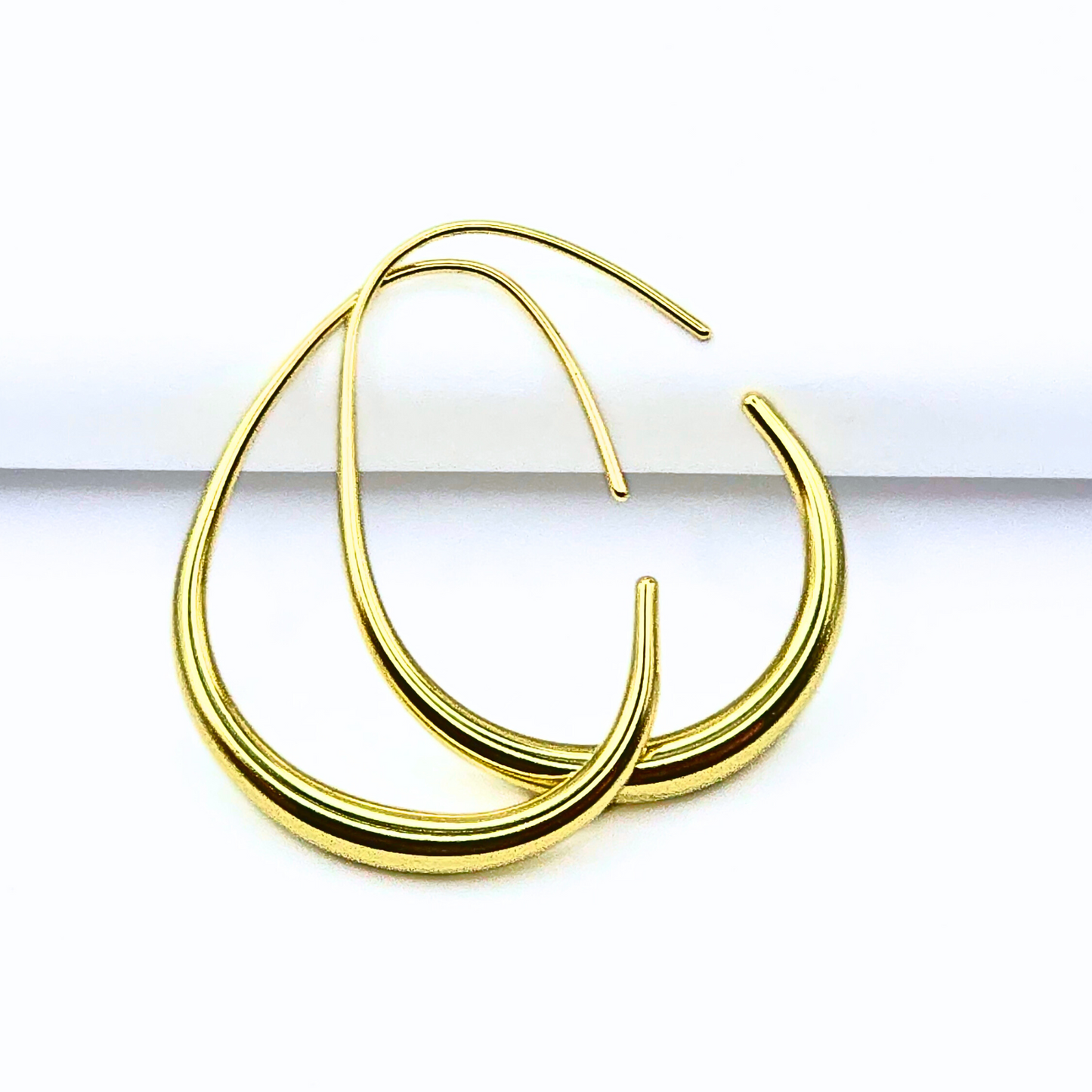 Oval Drop Hoop