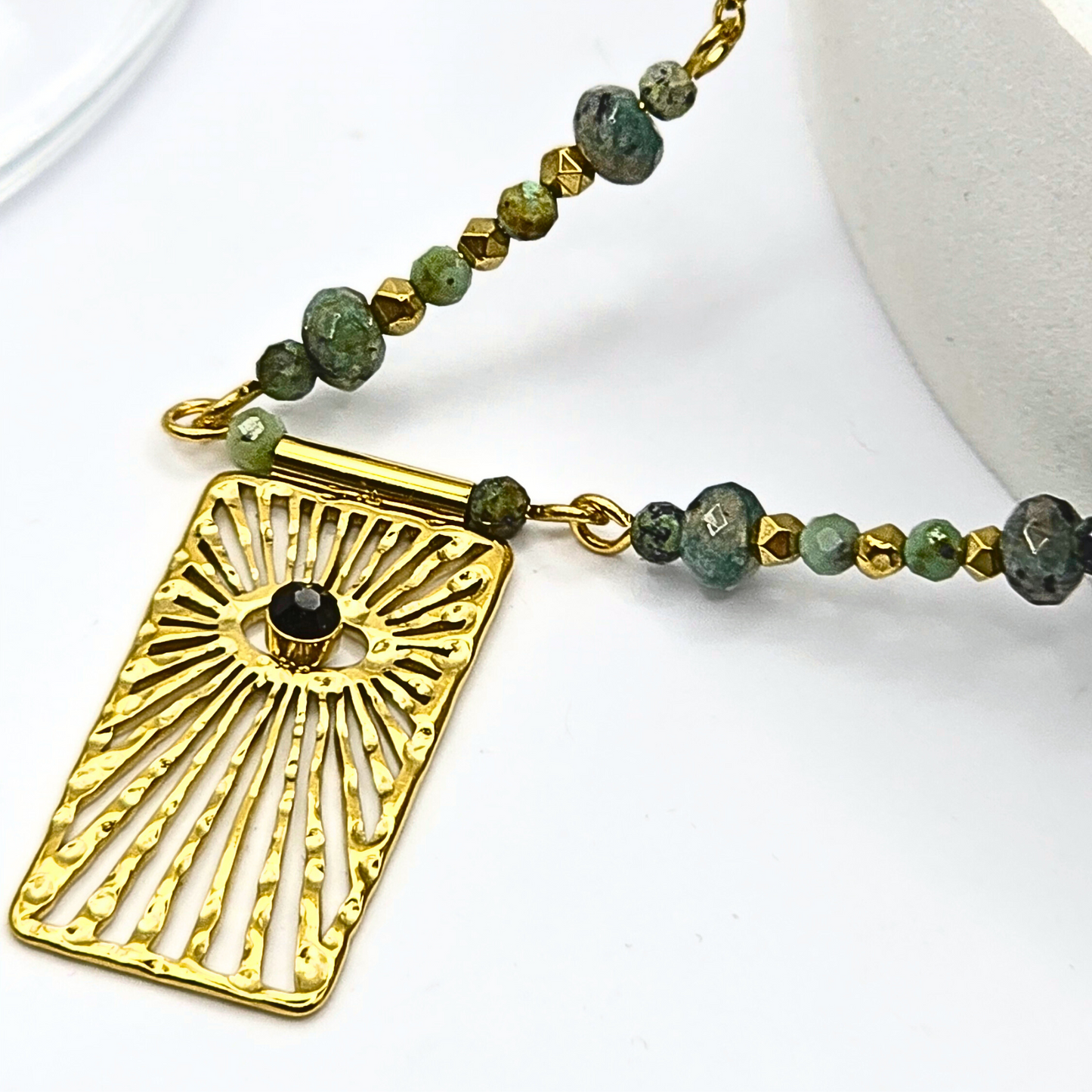 Solar Aura Eye Necklace