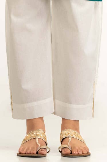 Gul Ahmed-Cambric Dyed Trouser