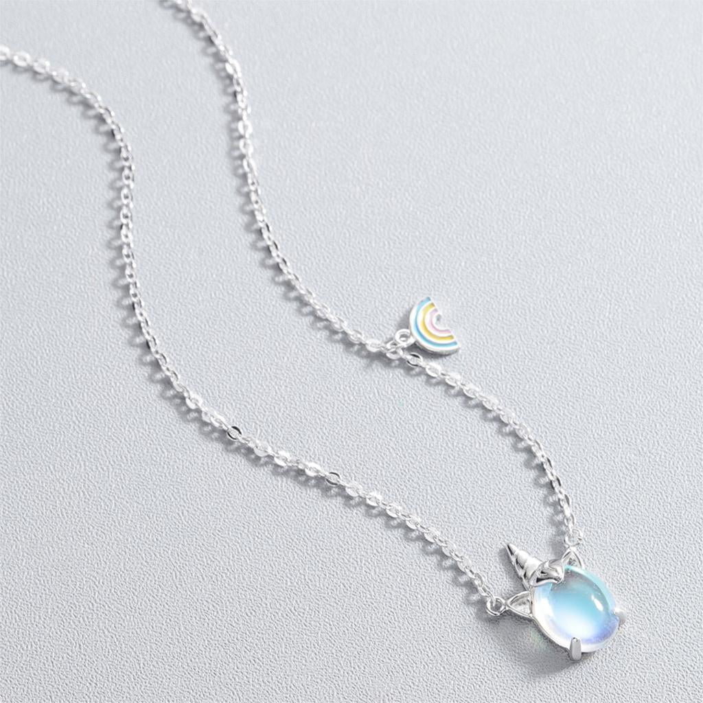 Unicorn Moonstone Necklace