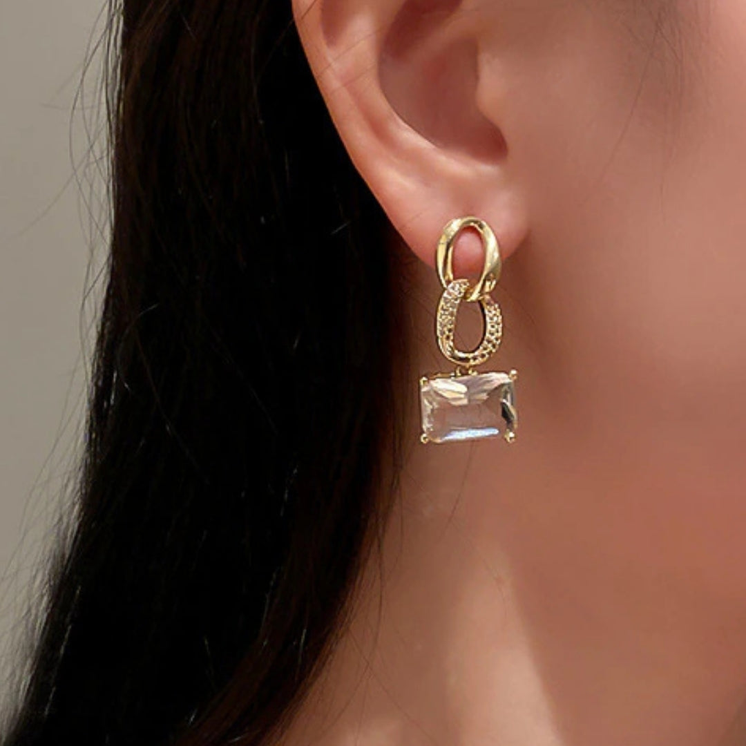 Square Transparent Earrings