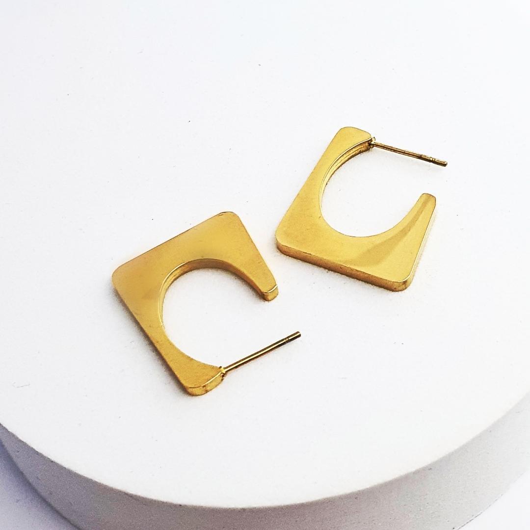 Chunky Angular Hoops