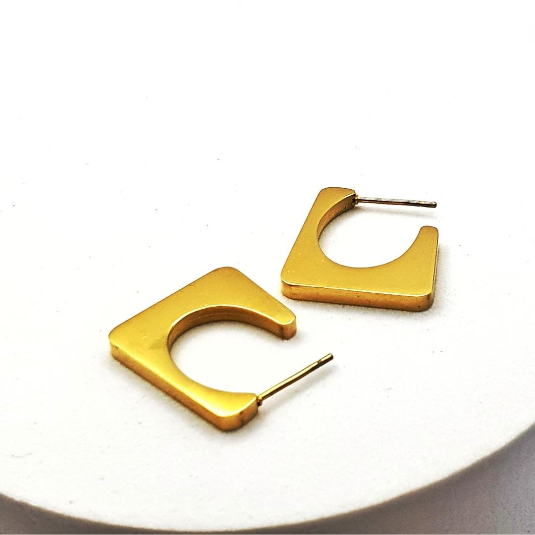 Chunky Angular Hoops