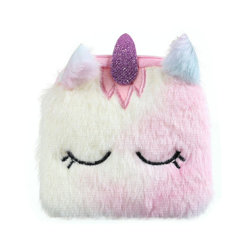 Unicorn Plush Coin Bag