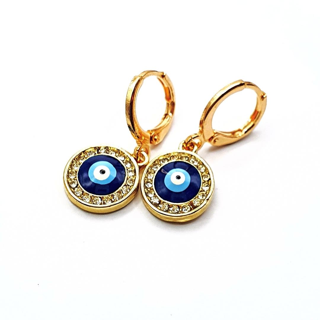 Turkish Eye Emblem Earrings