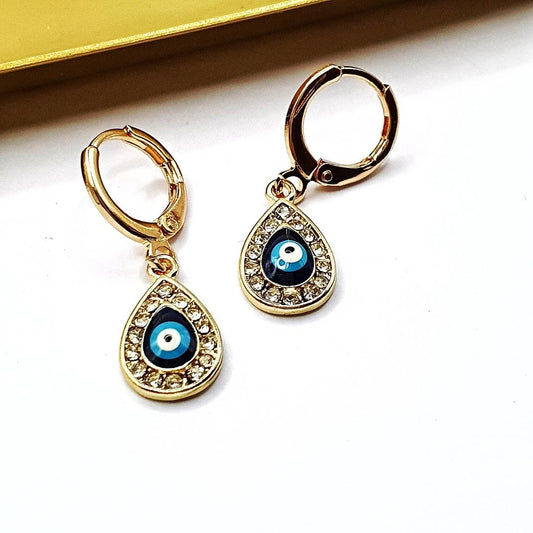 Turkish Eye Drop Earrings