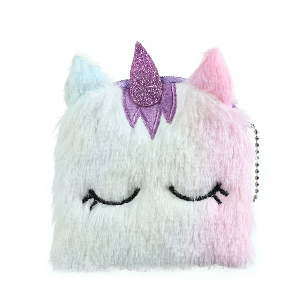 Unicorn Plush Coin Bag