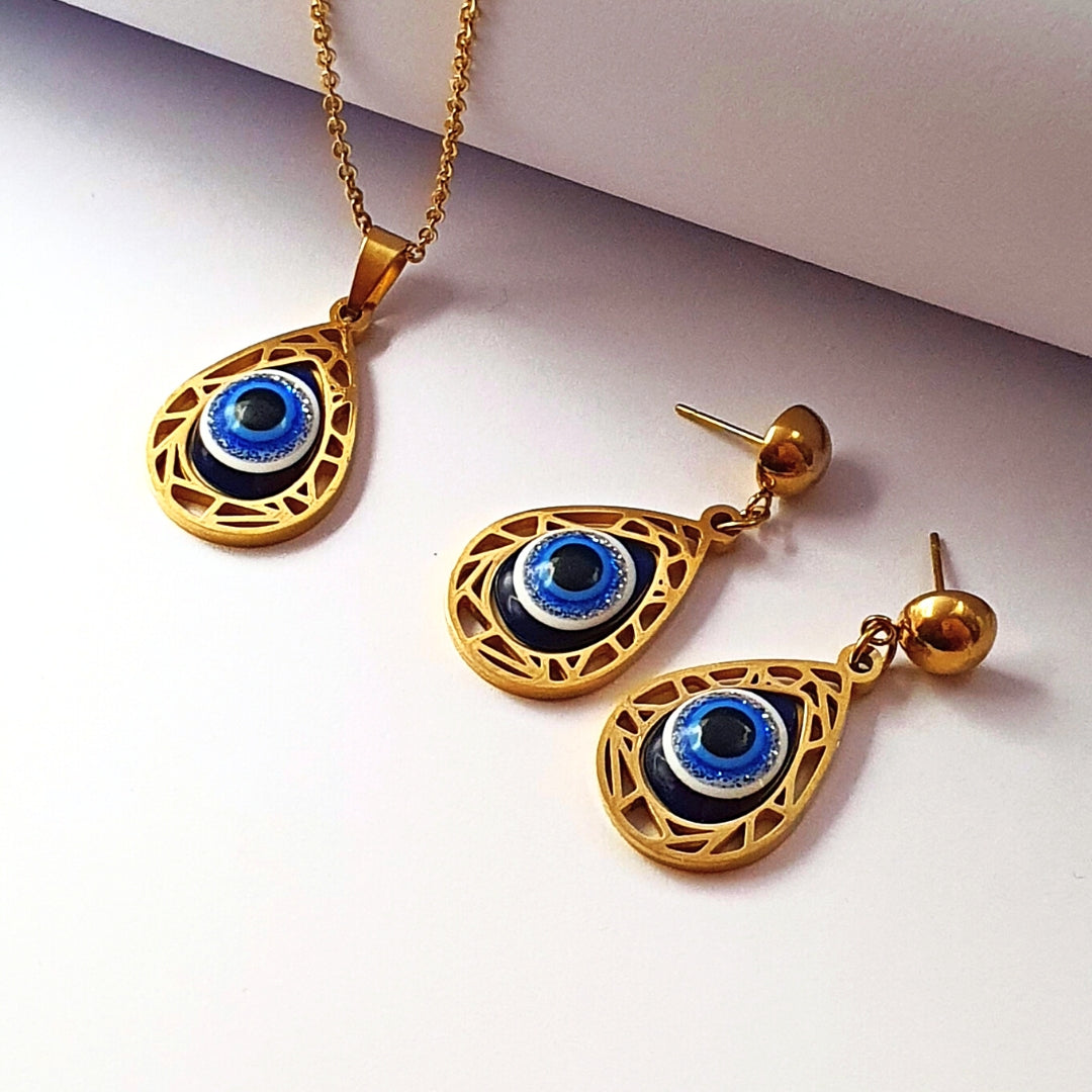 Turkish Intricate Drop Jewelry Set