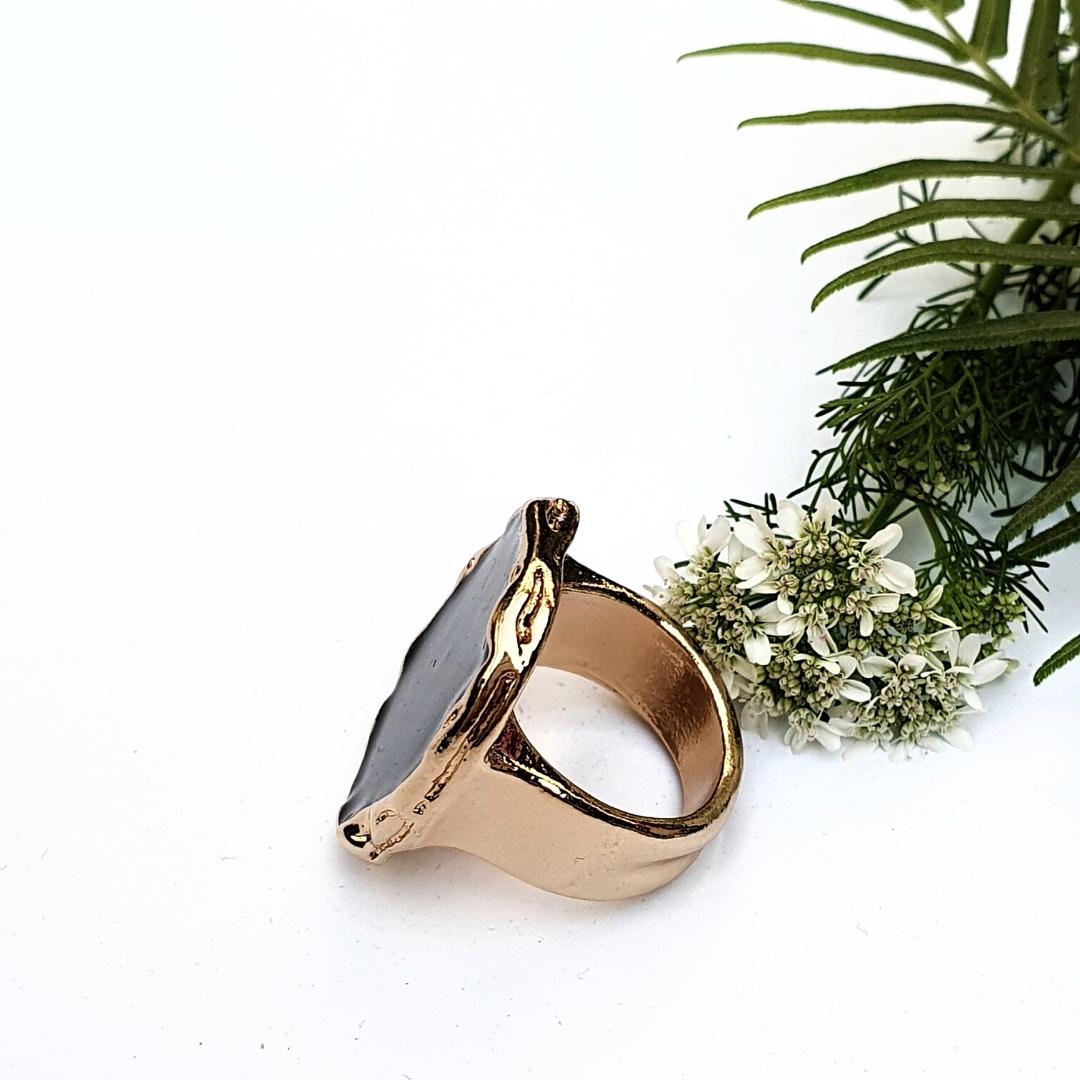 Gold Eclipse Ring