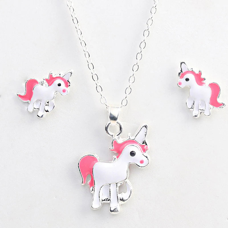 Unicorn Party Jewelry Set