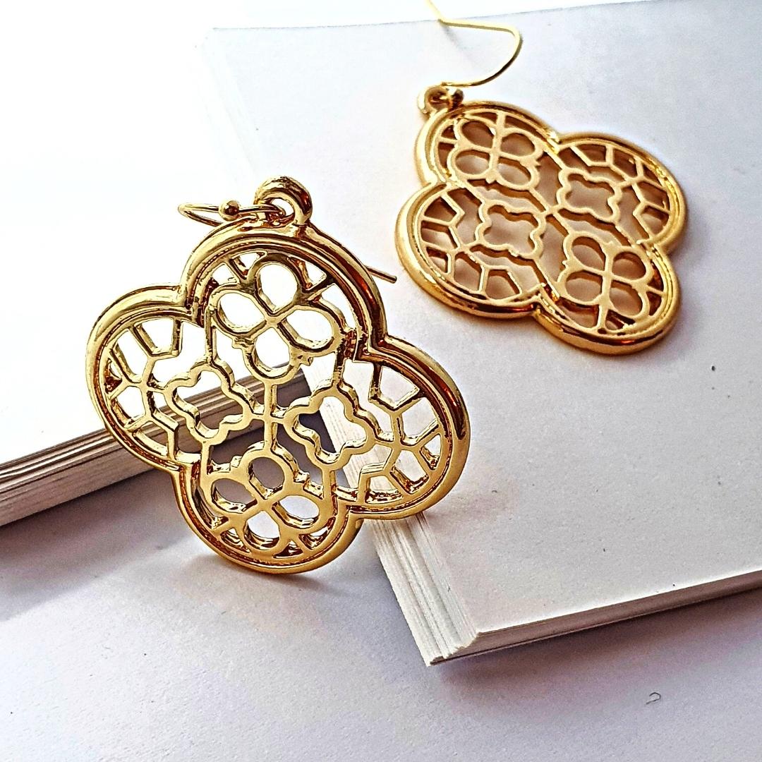 Clover Filigree Earrings