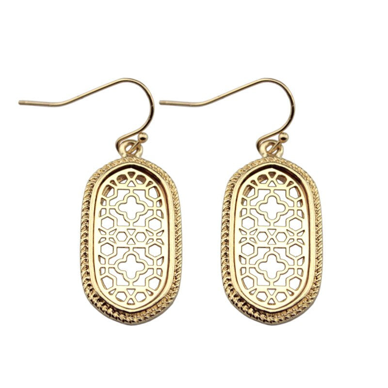 Oval Filigree Earrings