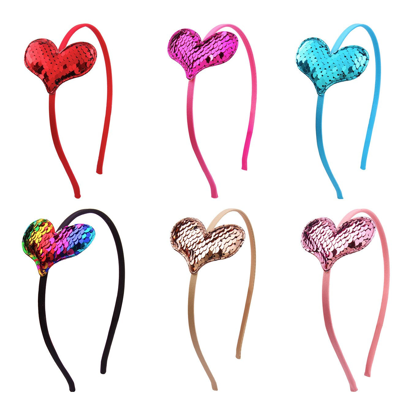 Heart Sequin Hairband