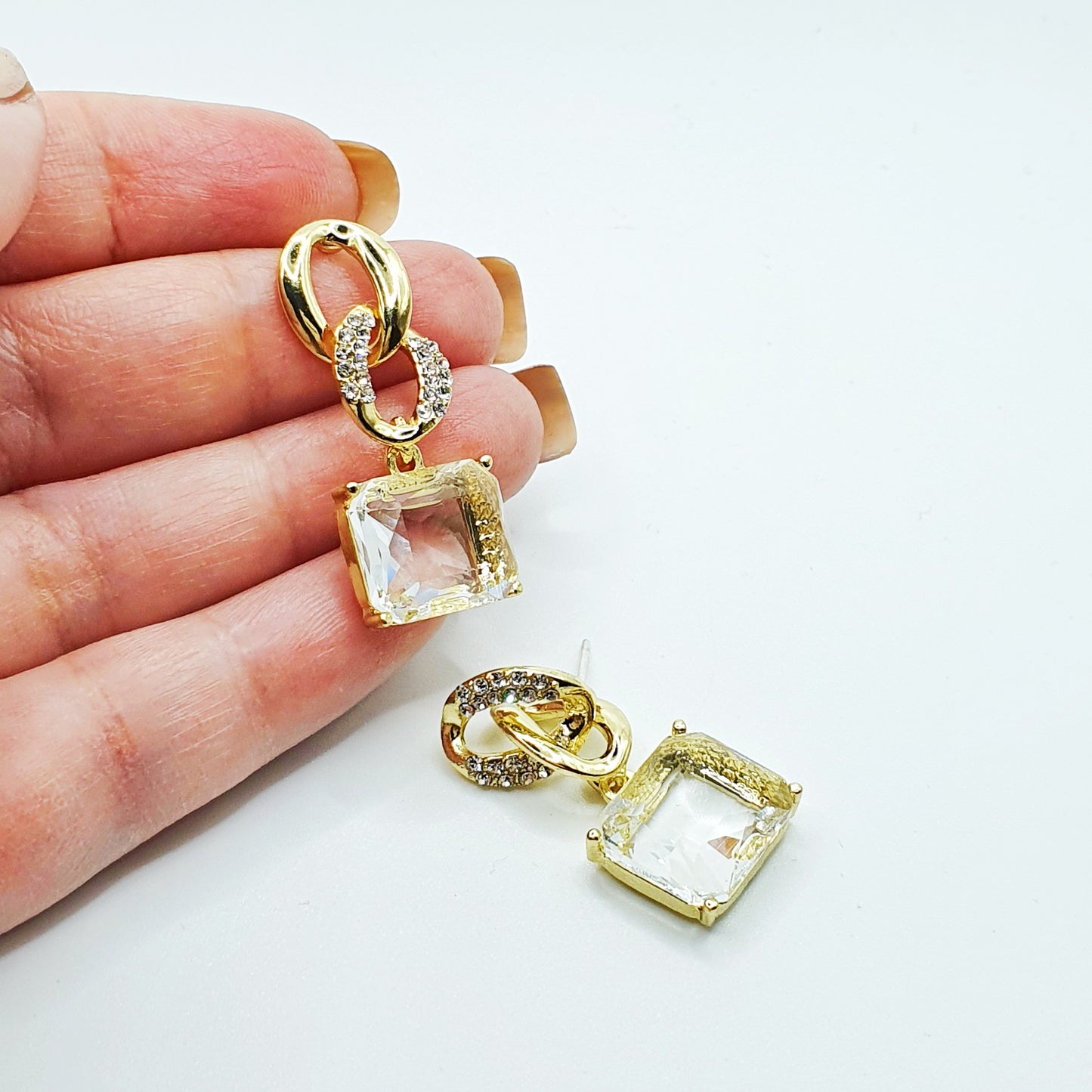 Square Transparent Earrings