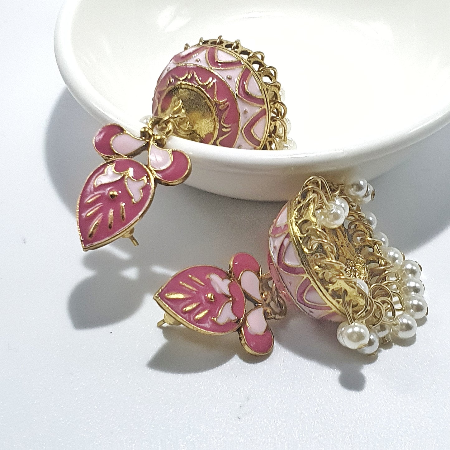 Tea Pink Jhumka