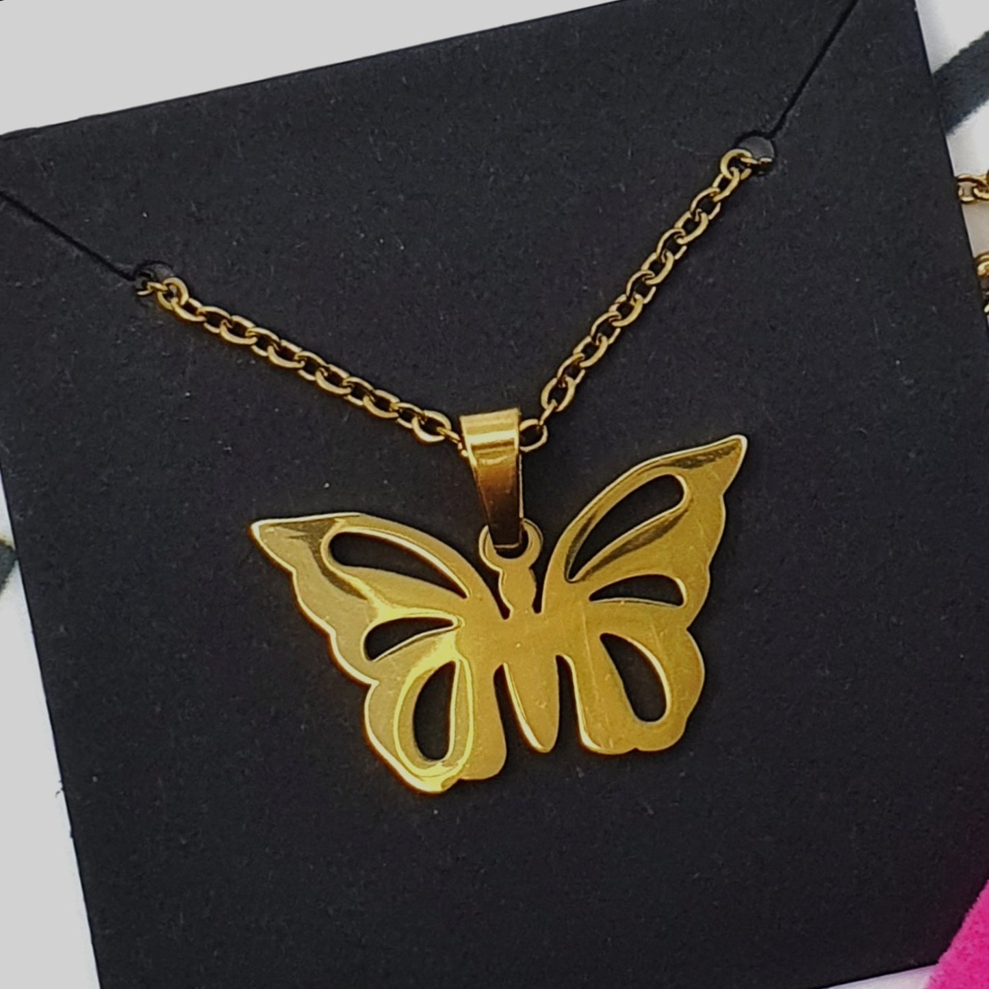 Gold Butterfly Necklace