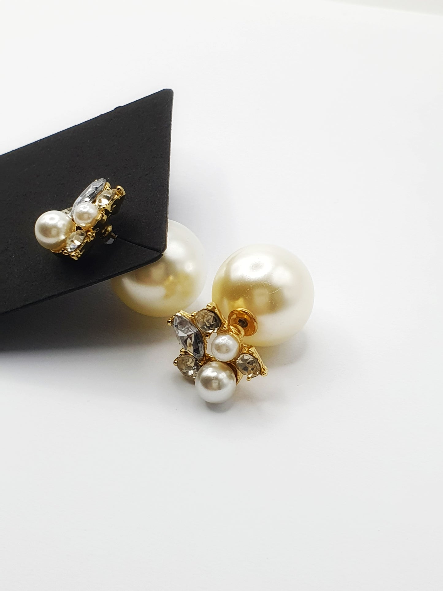 Double Sided Pearl Studs