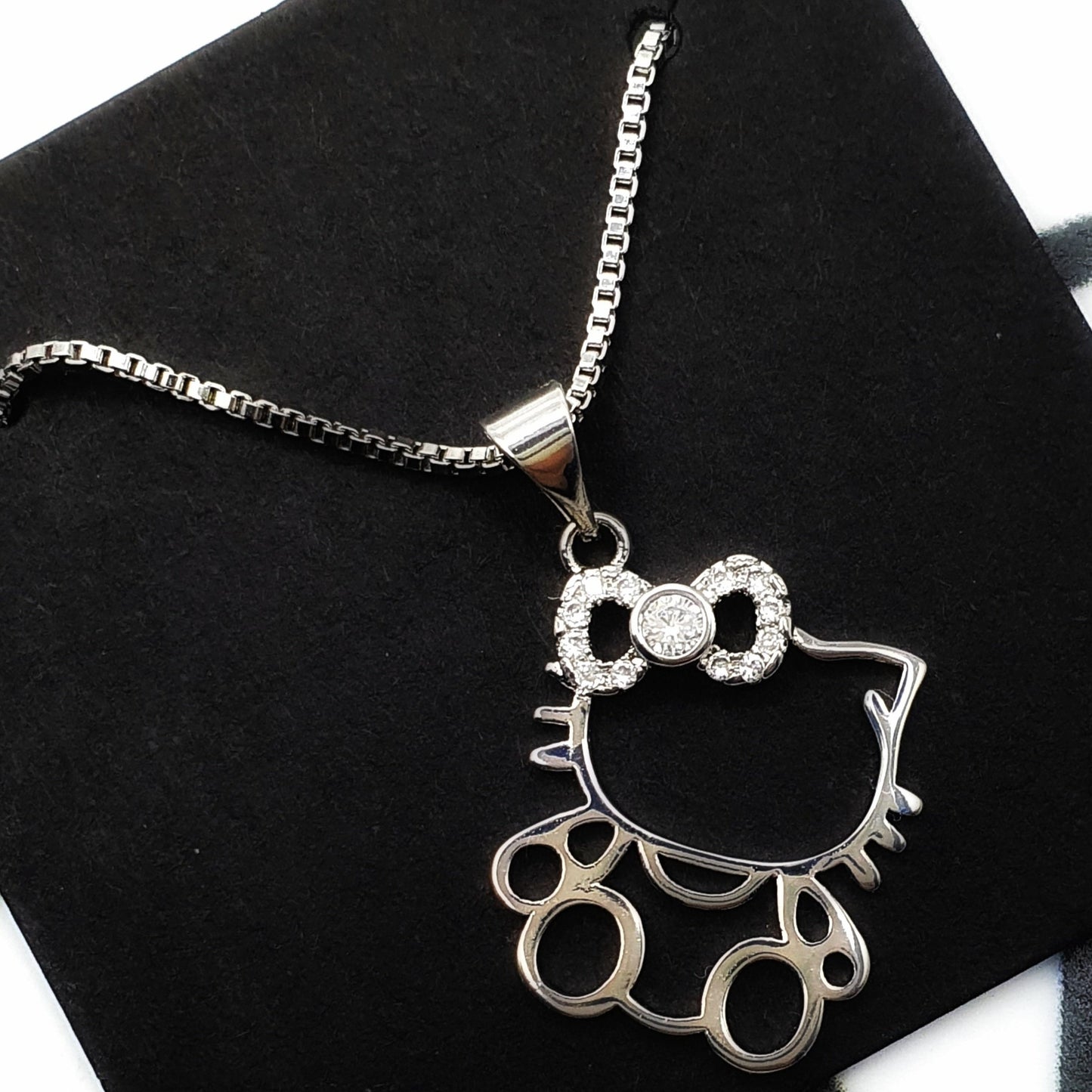 Hello Kitty 925 Silver Necklace