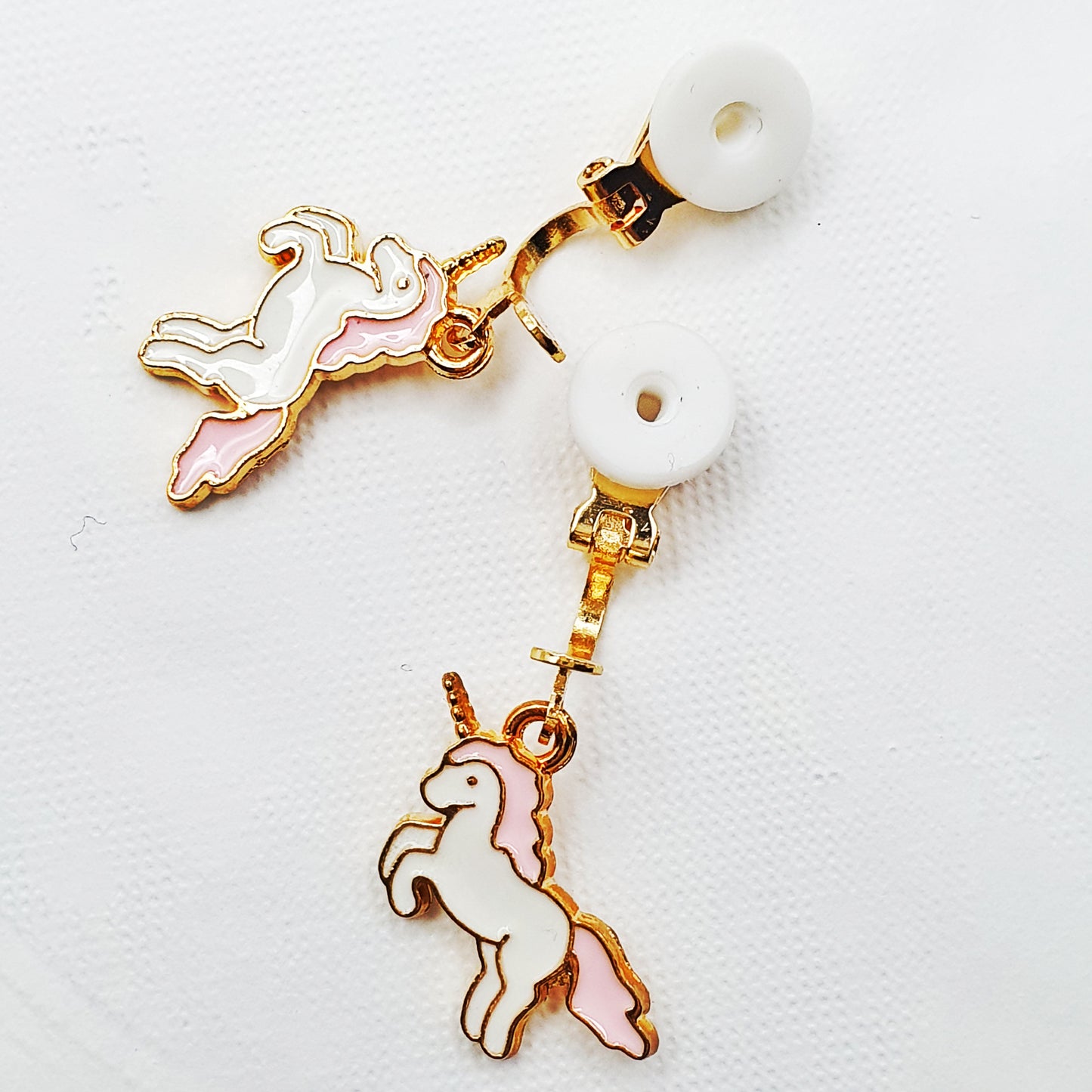 Unicorn Clip Earrings (no ear piercing)