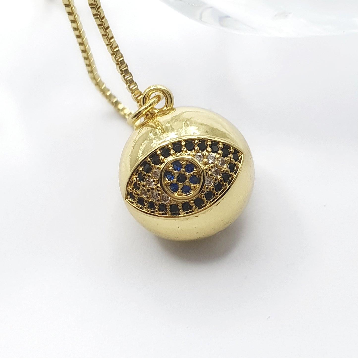 Turkish Gold Ball Clavicle Necklace