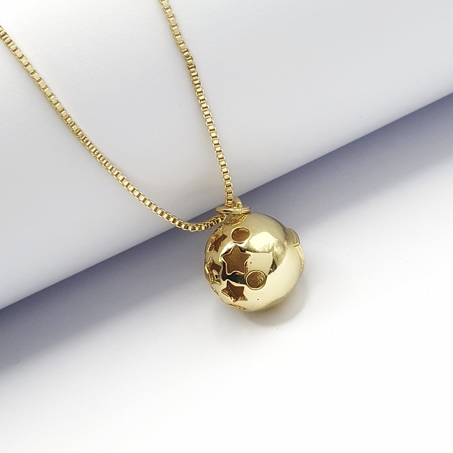 Turkish Gold Ball Clavicle Necklace