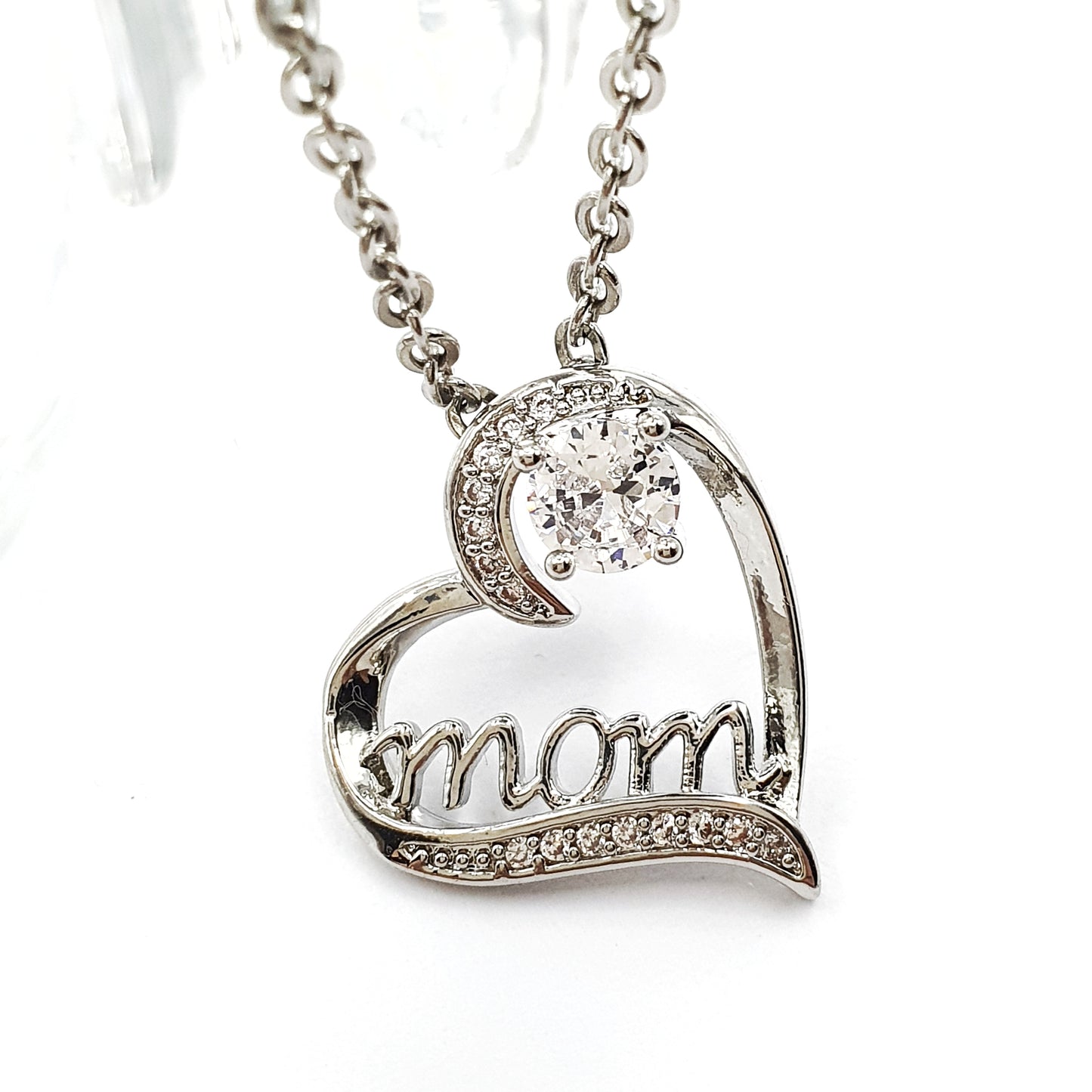 Mom Zircon Necklace