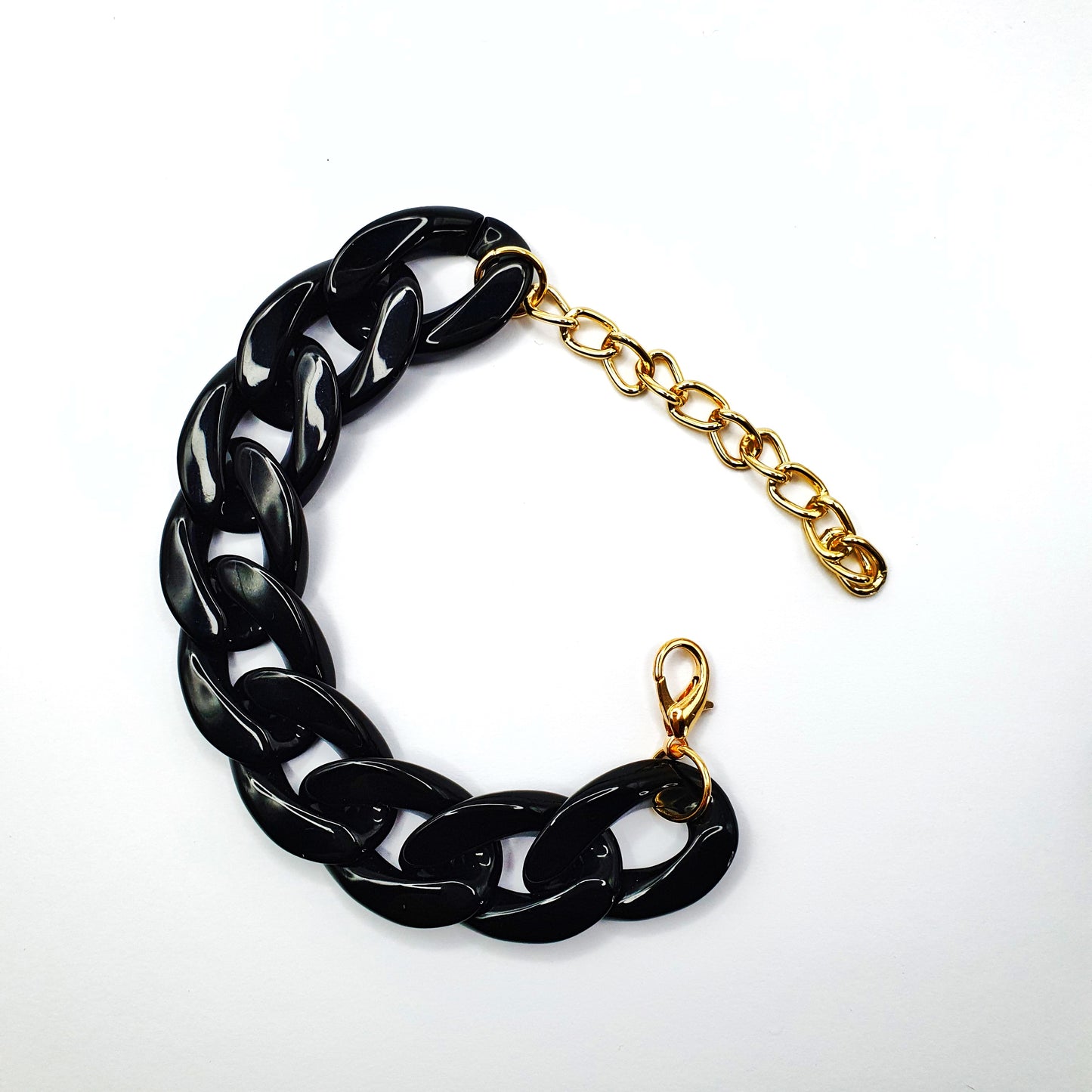 Black Chunky Chain Set