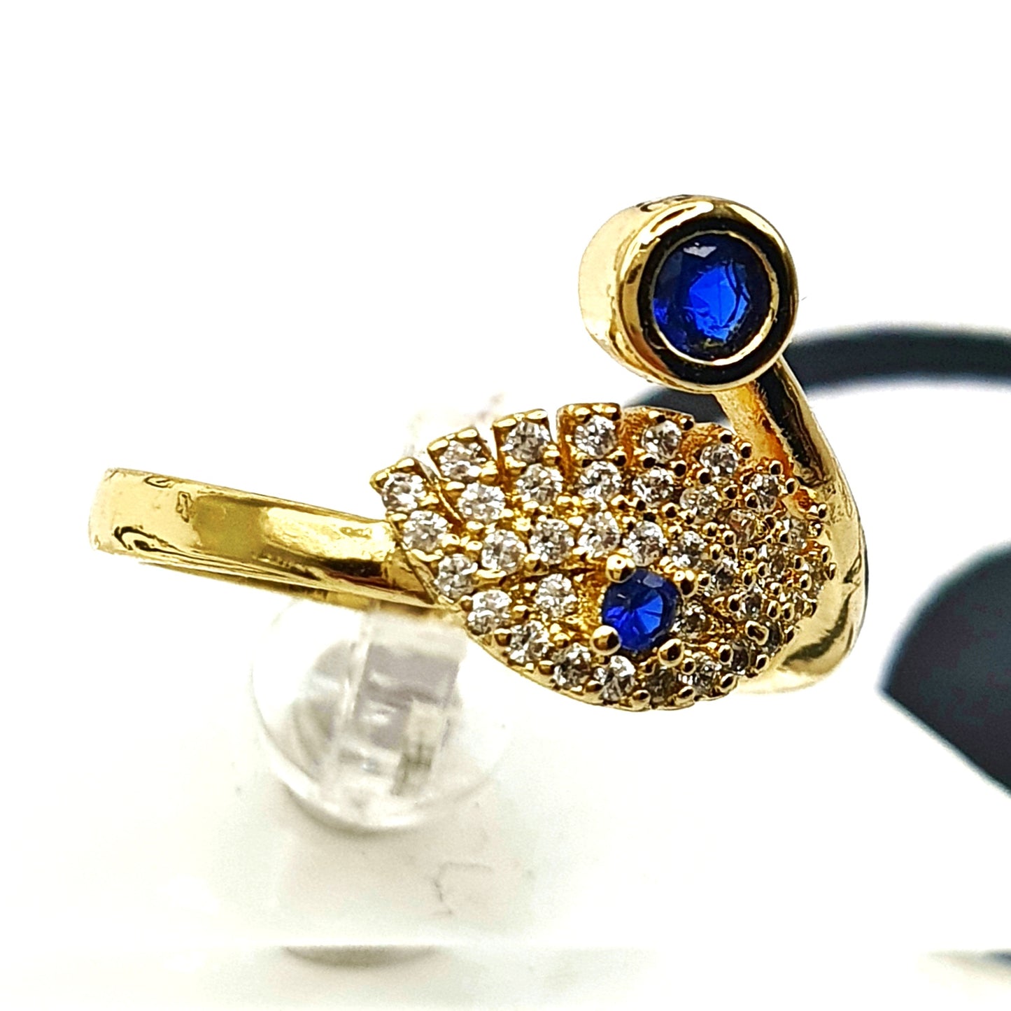 Turkish Eye Zircon Adjustable Ring