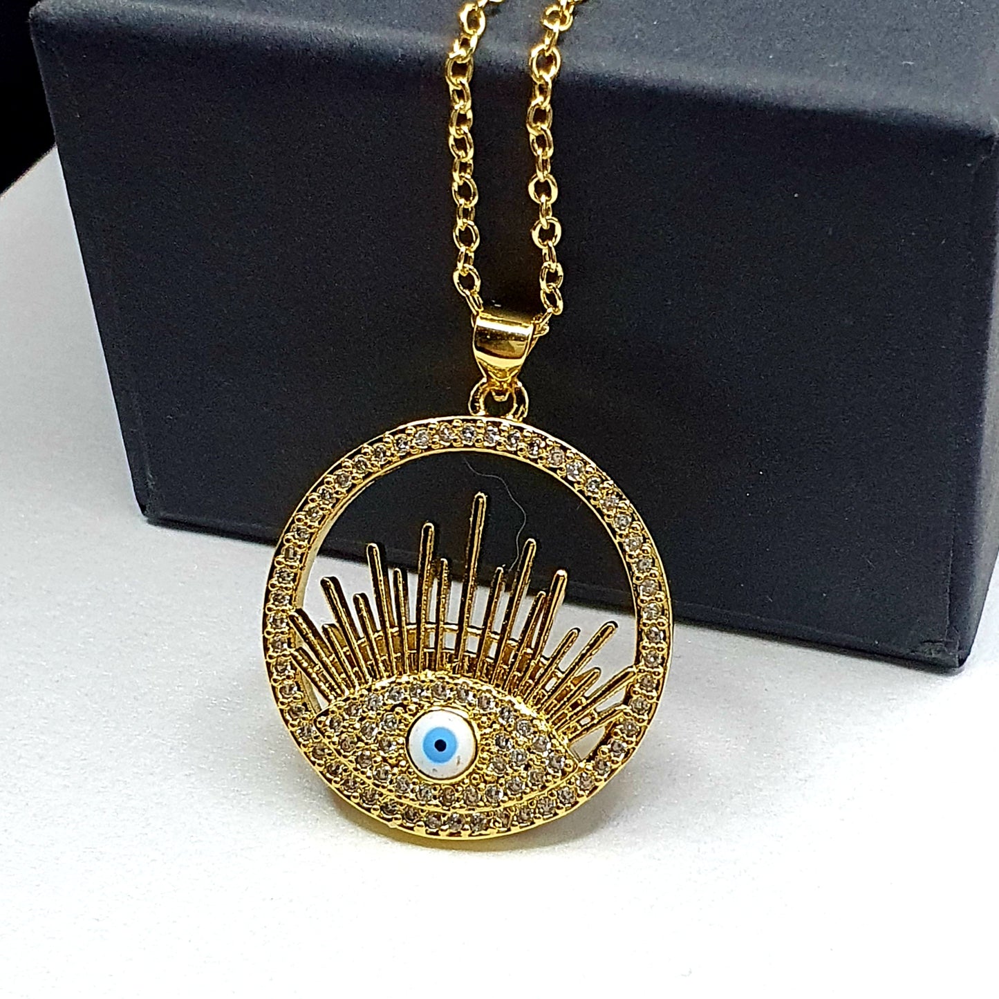 Dawn Turkish Eye Necklace