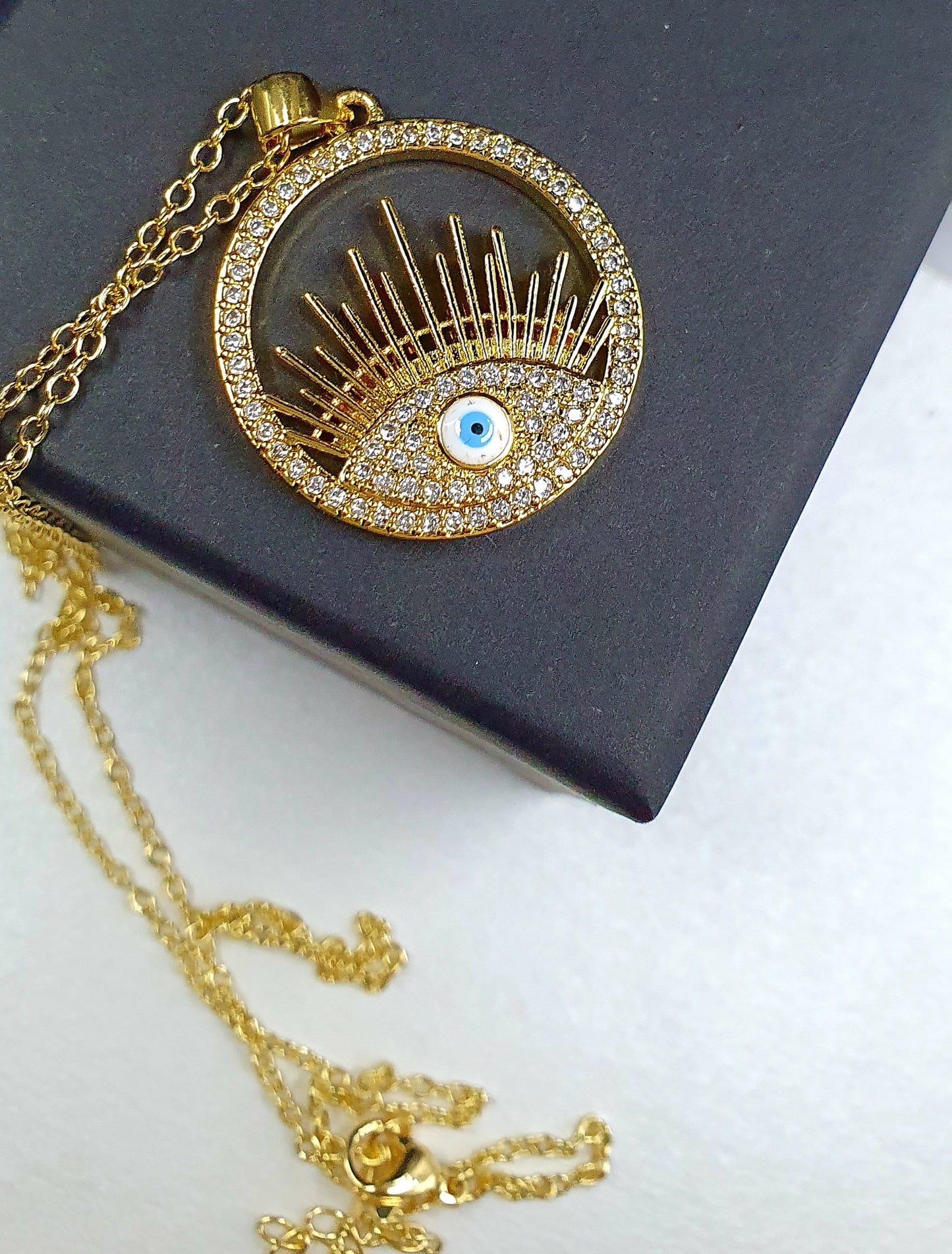 Dawn Turkish Eye Necklace