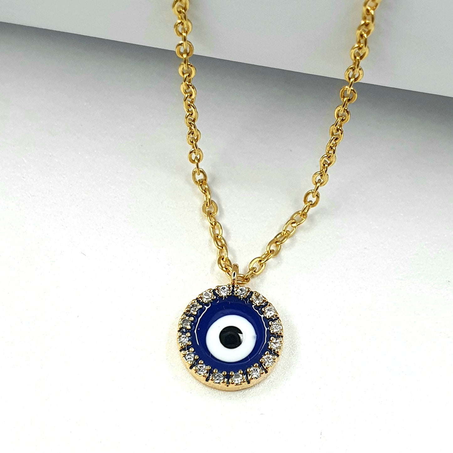 Turkish Eye Charm Necklace