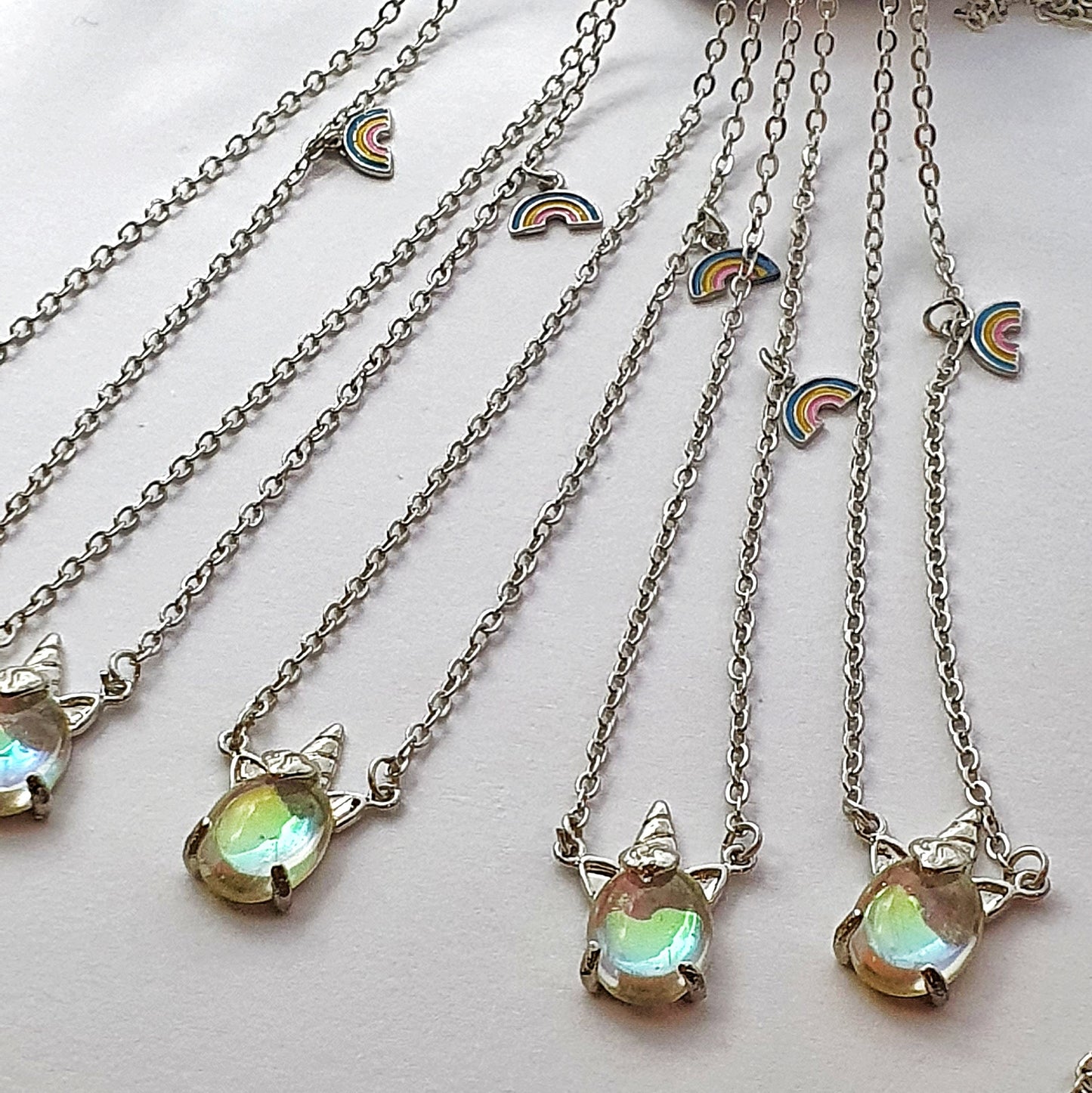 Unicorn Moonstone Necklace