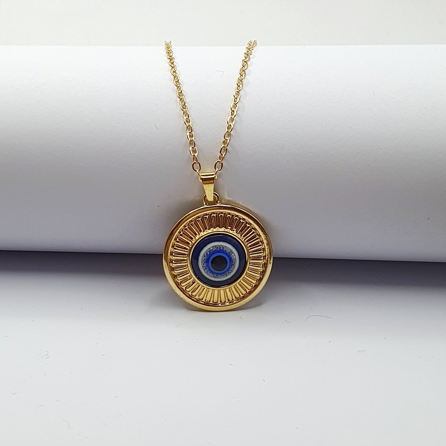 Vibrant Turkish Eye Necklace