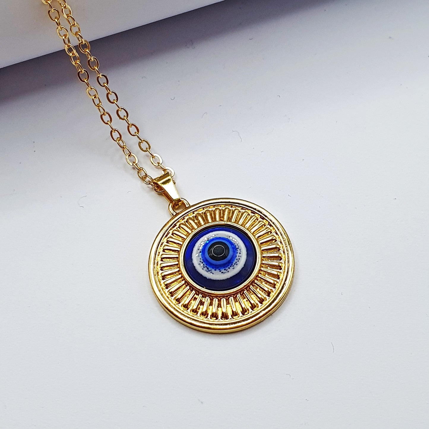 Vibrant Turkish Eye Necklace