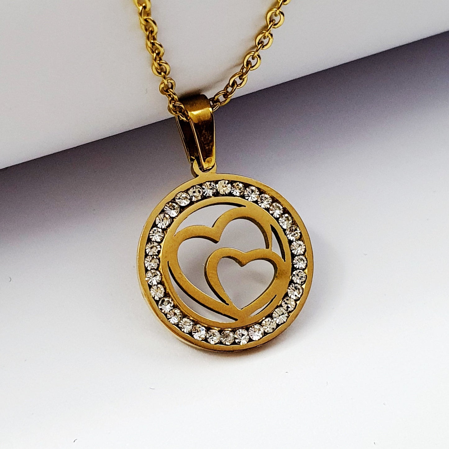 Heart Crystal Necklace