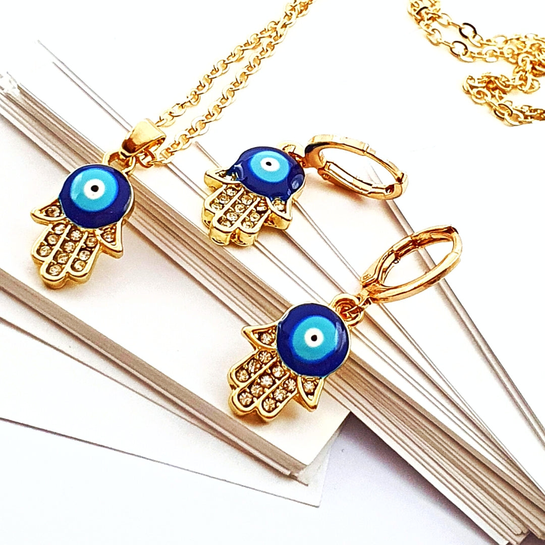 Hamsa Enamel Set