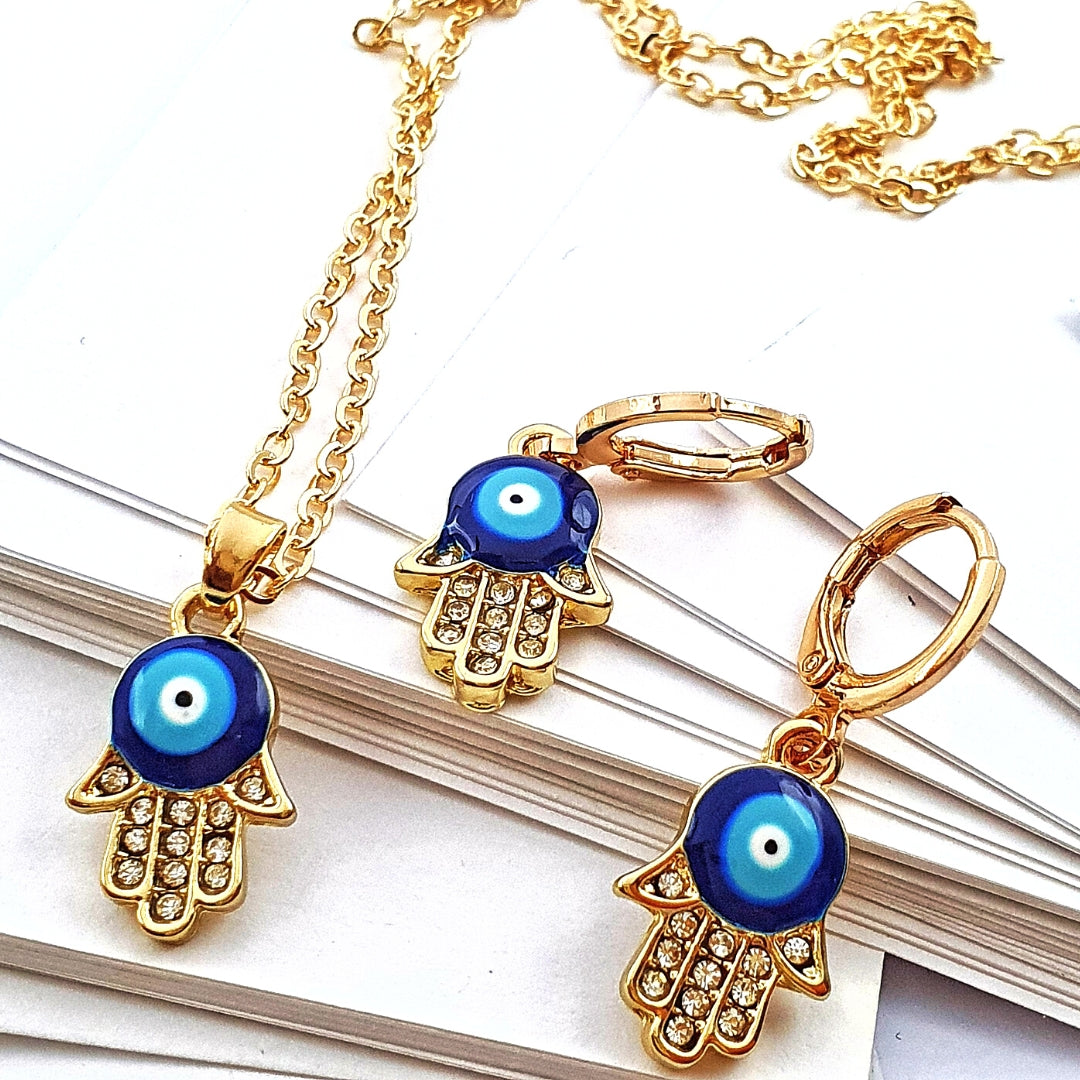 Hamsa Enamel Set