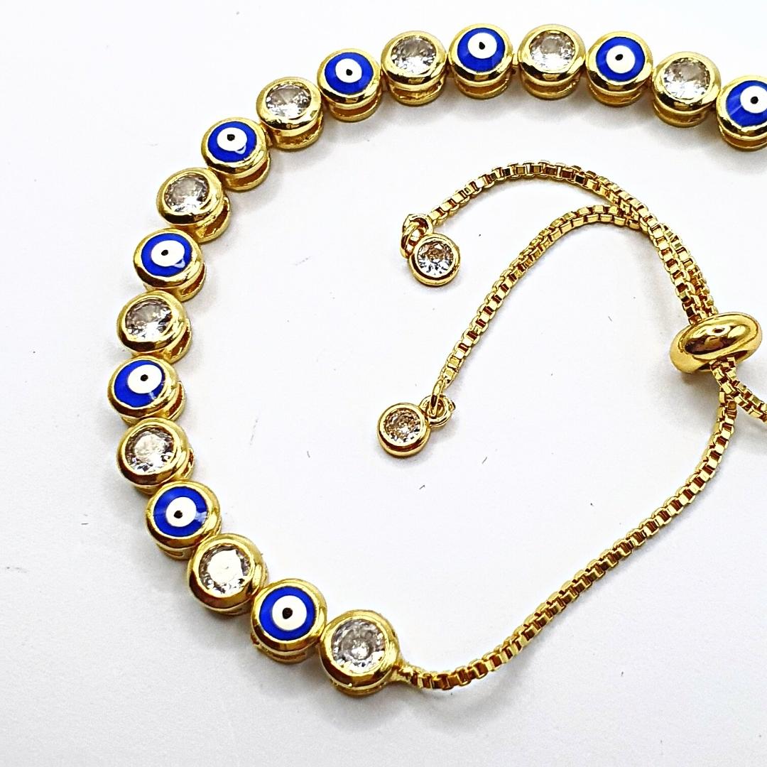 Turkish Eye Stone Adjustable Bracelet