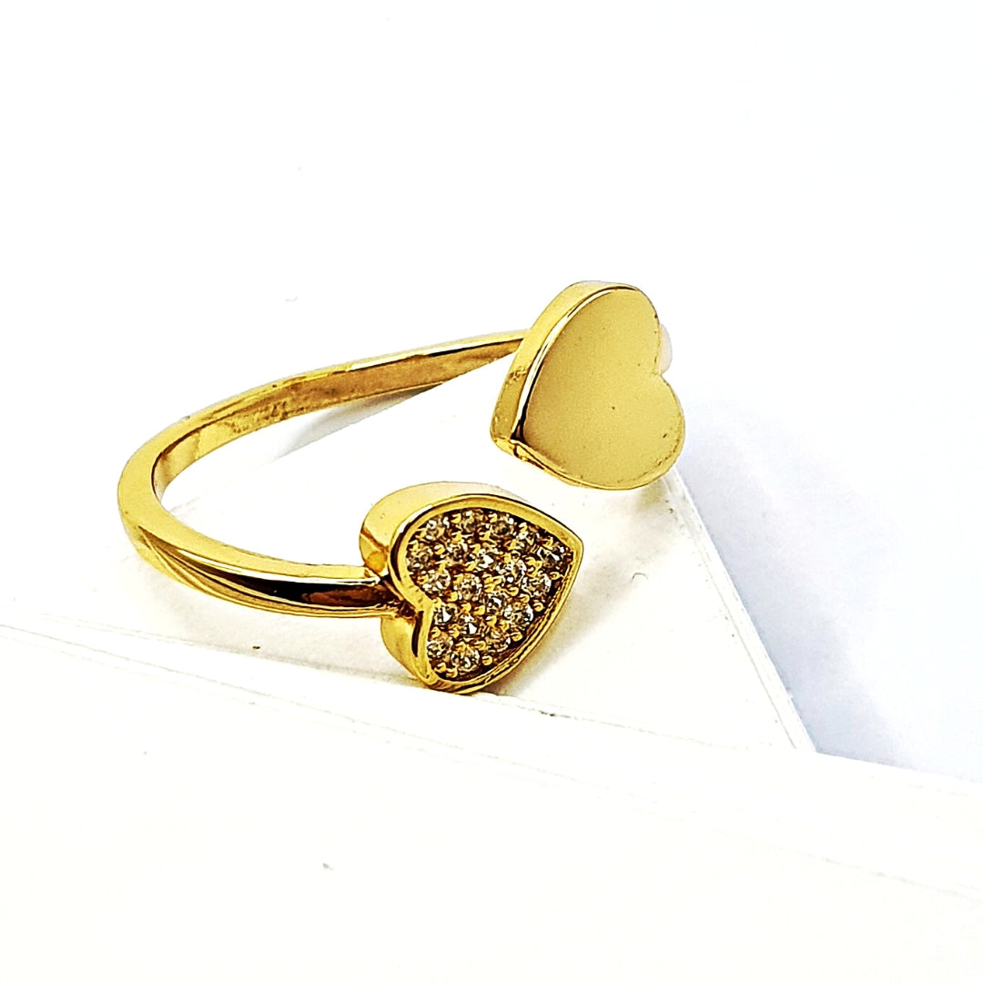 Heart Zircon Ring