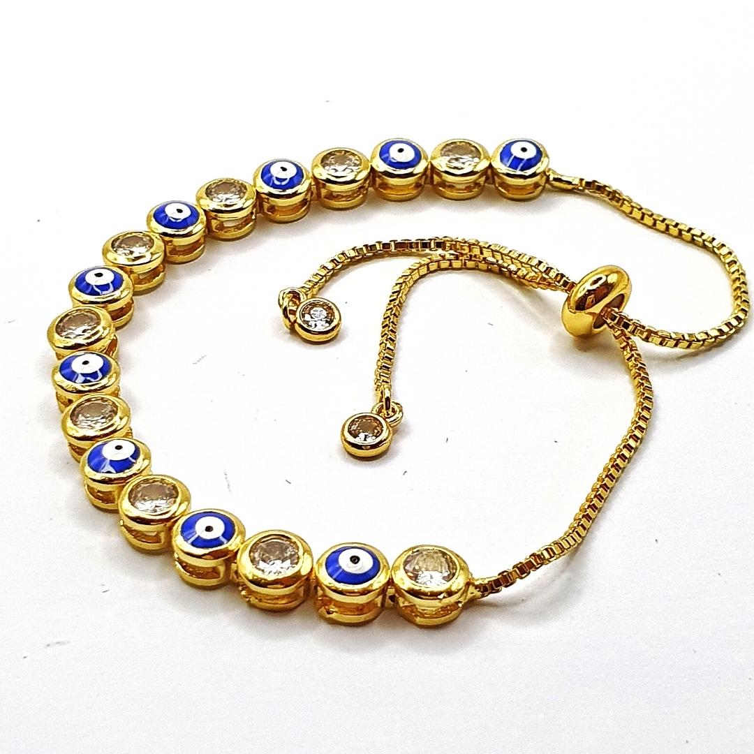 Turkish Eye Stone Adjustable Bracelet