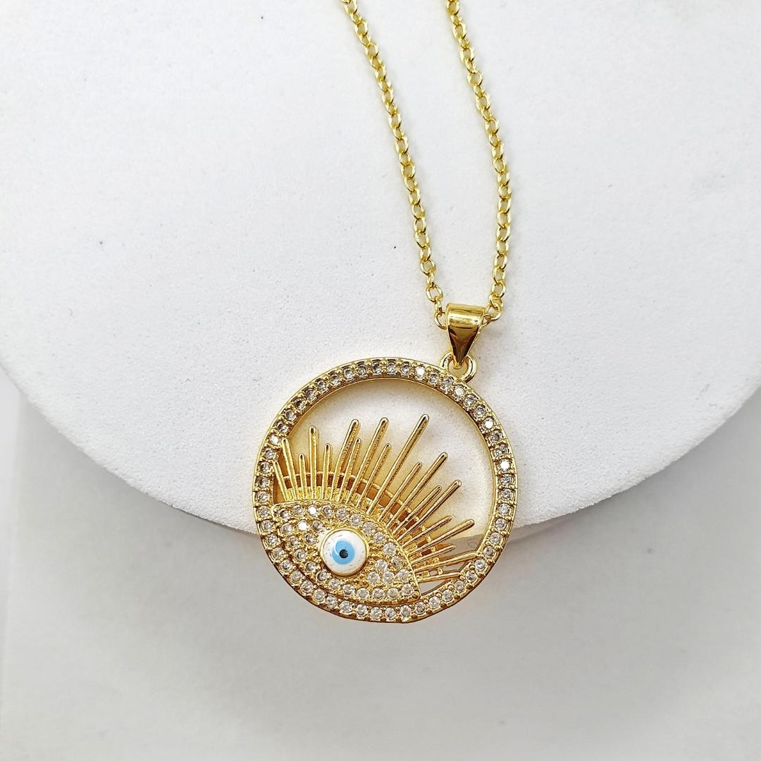 Dawn Turkish Eye Necklace