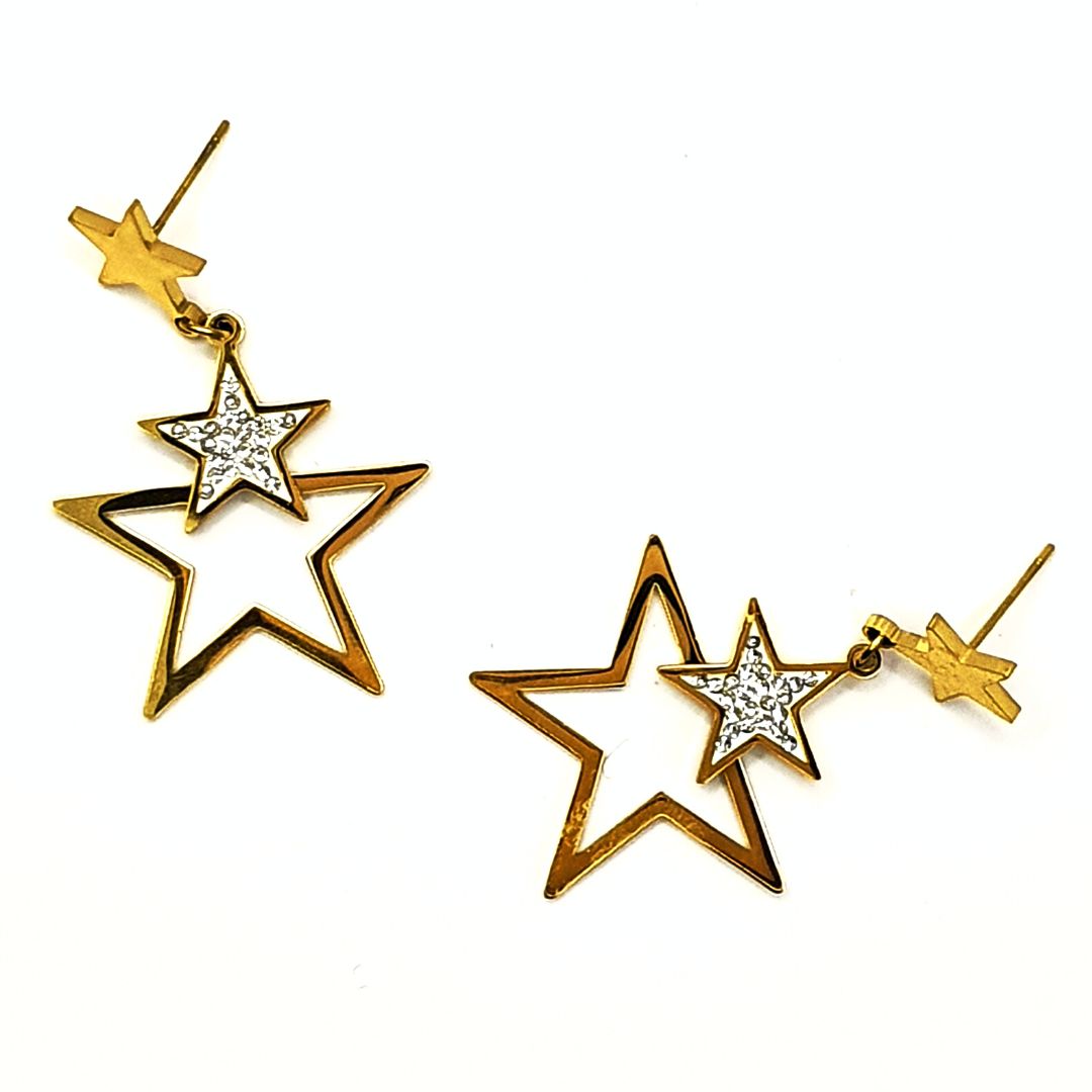 Star Zircon Earrings