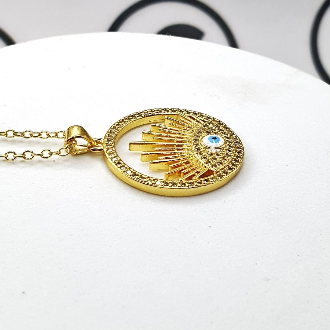 Dawn Turkish Eye Necklace