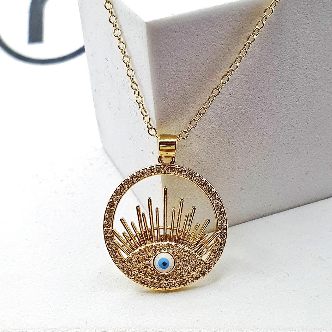 Dawn Turkish Eye Necklace