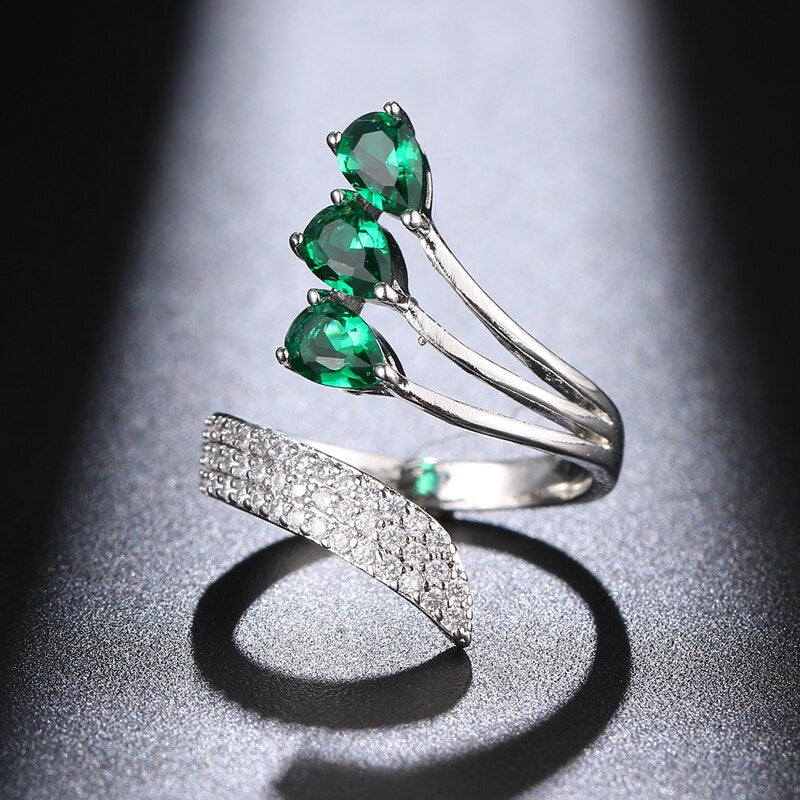 Emerald Dew Ring